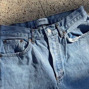 Agolde Sky Blue Denim Jeans